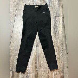 Horze Spirit Black Riding breeches knee patch Leggings